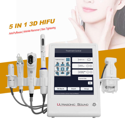 La MINI machine portative de 4D HIFU pour le vagin serrent et font face au massage facial du caporal y de levage Hifu