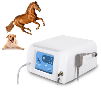 Vétérinaire pour chevaux Appareil de thérapie par ondes de choc à ultrasons portables Soulagement de la douleur