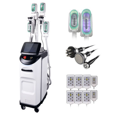 La machine de 360 Cryolipolysis combinée avec la poignée de rf pour le visage et la graisse du corps réduisent