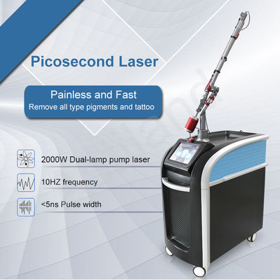 Machine 1064nm à commutation de Q 755nm 532nm de retrait de tatouage de laser de ND Yag de bras de guide