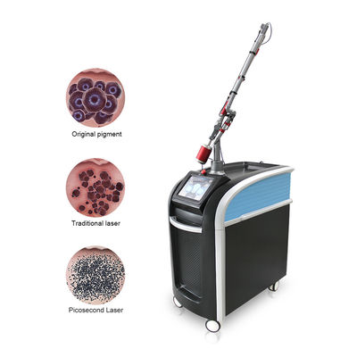 Ce Professional 1064nm 532nm 694 Nm 755 Nm Picoseconde Q Commuté Nd Yag Laser Machine d' élimination des tatouages